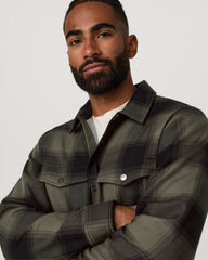 Range Shirt Jacket 2.0 Men's Oregano Plaid Jacket | Vuori online