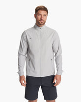 Venture Track Jacket Platinum Linen Texture | Vuori shop