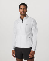Venture Track Jacket Men's White Logo Graphic Jacket | Vuori onsale