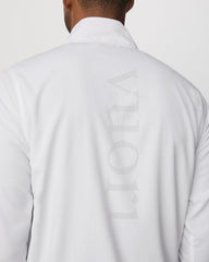 Venture Track Jacket Men's White Logo Graphic Jacket | Vuori onsale
