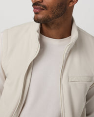Aspen Vest Men's Mushroom Zip-Up Fleece Vest | Vuori shop