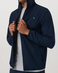 Outdoor Trainer Shell Men's Lightweight Full-Zip Ink Jacket | Vuori for sale