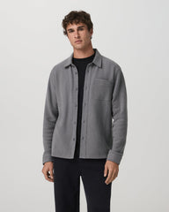 Beach Fleece Shirt Jacket Men's Pinecone Heather Jacket | Vuori outlet