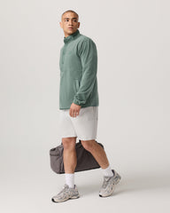 Aspen 1/2 Snap Men's Fleece Mock-Neck Pullover: Marsh | Vuori onsale