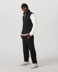 Aspen Vest Men's Black Zip-Up Fleece Vest | Vuori for sale