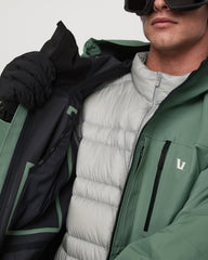 Taika Snow Shell Men's Sea Pine Ski/Board Jacket | Vuori online