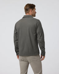 Beldon Shirt Jacket Knit Twill Oregano | Vuori online