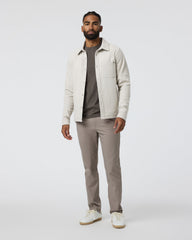 Beldon Shirt Jacket Knit Twill Oatmeal | Vuori sale
