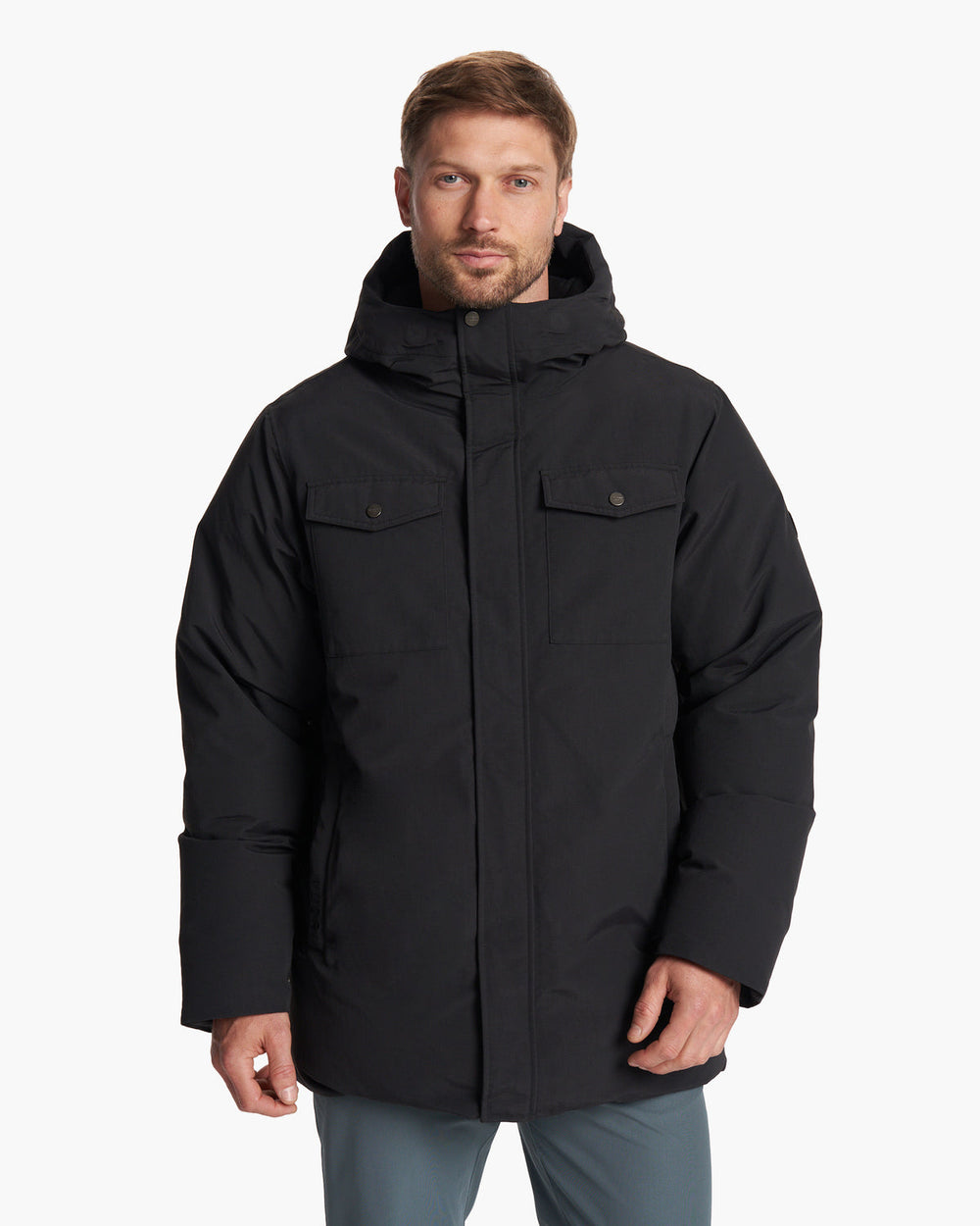 Northmost Insulated Parka Men's Black Down Parka | Vuori onsale