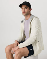 Outdoor Trainer Shell Men's Winter Grey Hooded Jacket | Vuori outlet