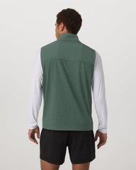 Sunday Element Vest Men's Agate Green Heather Vest | Vuori online