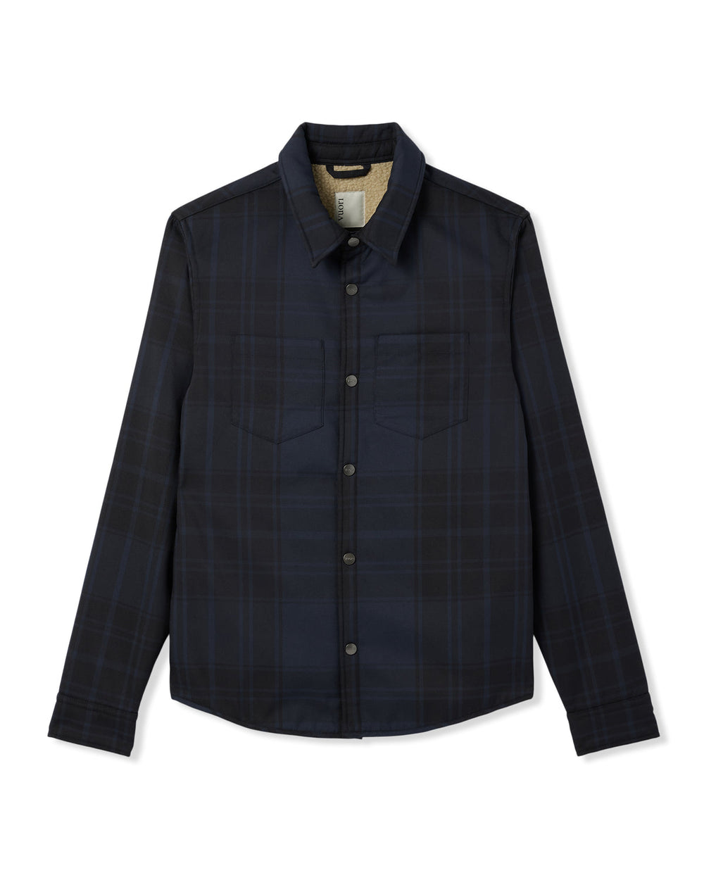 Coastside Shirt Jacket Men's Navy Fleece Shirt Jacket | Vuori for sale