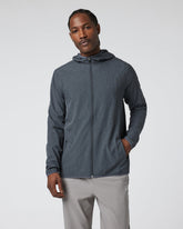 Outdoor Trainer Shell Dark Pewter Linen Texture | Vuori onsale