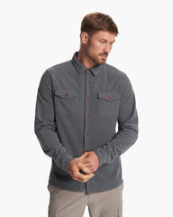 Aspen Shirt Jacket Men's Heather Grey Shirt Jacket | Vuori shop