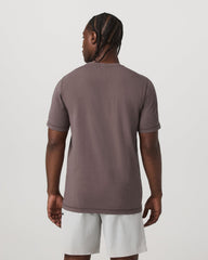 Tuvalu Tee Men's Cotton Short Sleeve T-Shirt in Timber | Vuori online