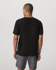 Short Sleeve Strato Tee - Relaxed Fit Men's Black Shirt | Vuori outlet