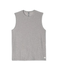 Strato Muscle Tee Men's Heather Grey Muscle Tank | Vuori for sale