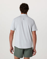 Short Sleeve Viewpoint Polo 2.0 Men's Sky Grey Shirt | Vuori for sale