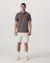 Strato Tech Polo Men's Huckleberry Heather Polo Shirt | Vuori shop