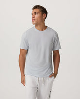 Current Tech Tee Men's Performance Shirt in Light Mist | Vuori for sale