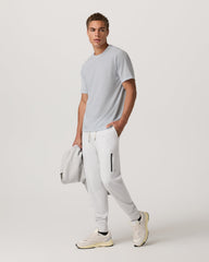 Current Tech Tee Men's Performance Shirt in Light Mist | Vuori for sale