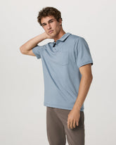 Men's Short Sleeve Ponto Performance Polo Flint Heather | Vuori shop