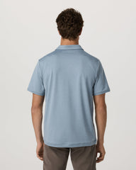 Men's Short Sleeve Ponto Performance Polo Flint Heather | Vuori shop