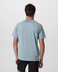 Short Sleeve Viewpoint Henley Mist | Vuori shop