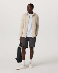 Long Sleeve Knit Oxford Button Down Men's Trench Shirt | Vuori shop