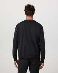 Long Sleeve Coronado Henley - Relaxed Black Heather | Vuori for sale