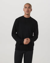 Fluent Sweater Men's Black Sweater | Vuori onsale