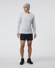 Long Sleeve Current Tech Tee Frost Grey | Vuori onsale