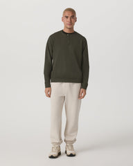 Long Sleeve Coronado Henley - Relaxed Oregano Heather | Vuori sale