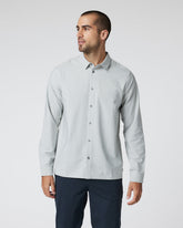 Long Sleeve Manhattan Button Down Sky Grey | Vuori shop