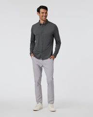 Long Sleeve TravelLite Button Down Dark Pewter | Vuori sale