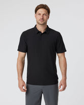 Strato Tech Polo Men's Black Polo Shirt | Vuori outlet