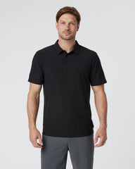 Strato Tech Polo Men's Black Polo Shirt | Vuori outlet
