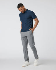 Strato Tech Polo Men's Navy Heather Polo | Vuori shop