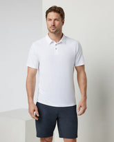 Strato Tech Polo Men's White Athletic Polo | Vuori onsale