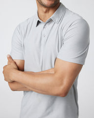 Strato Tech Polo Platinum Heather | Vuori discount