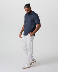 Short Sleeve Ponto Performance Polo Azure Heather | Vuori onsale