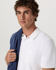 Men's Short Sleeve Ponto Performance Polo White | Vuori outlet