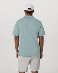 Short Sleeve Ponto Performance Polo Misty Blue Heather | Vuori online