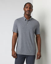 Knit Twill Polo Men's Heather Grey Golf Polo | Vuori outlet