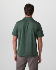 Short Sleeve Ponto Performance Polo Marsh Heather | Vuori for sale