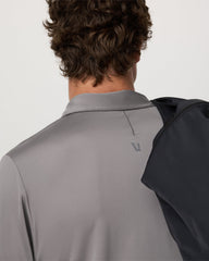 Short Sleeve Viewpoint Polo 2.0 Men's Cavern Grey Shirt | Vuori discount