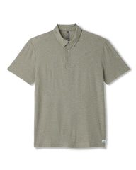 Strato Tech Polo Men's Agave Green Heather Polo | Vuori onsale