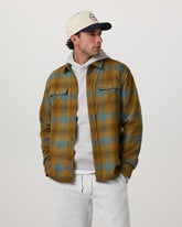 Long Sleeve Flannel Button Down Men's Bluegrass Shirt | Vuori shop