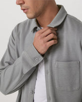Jeffreys Overshirt Men's Grey Button-Up Shirt | Vuori onsale