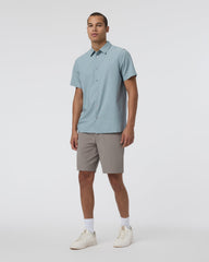 Short Sleeve Manhattan Button Down Men's Mist Shirt | Vuori onsale